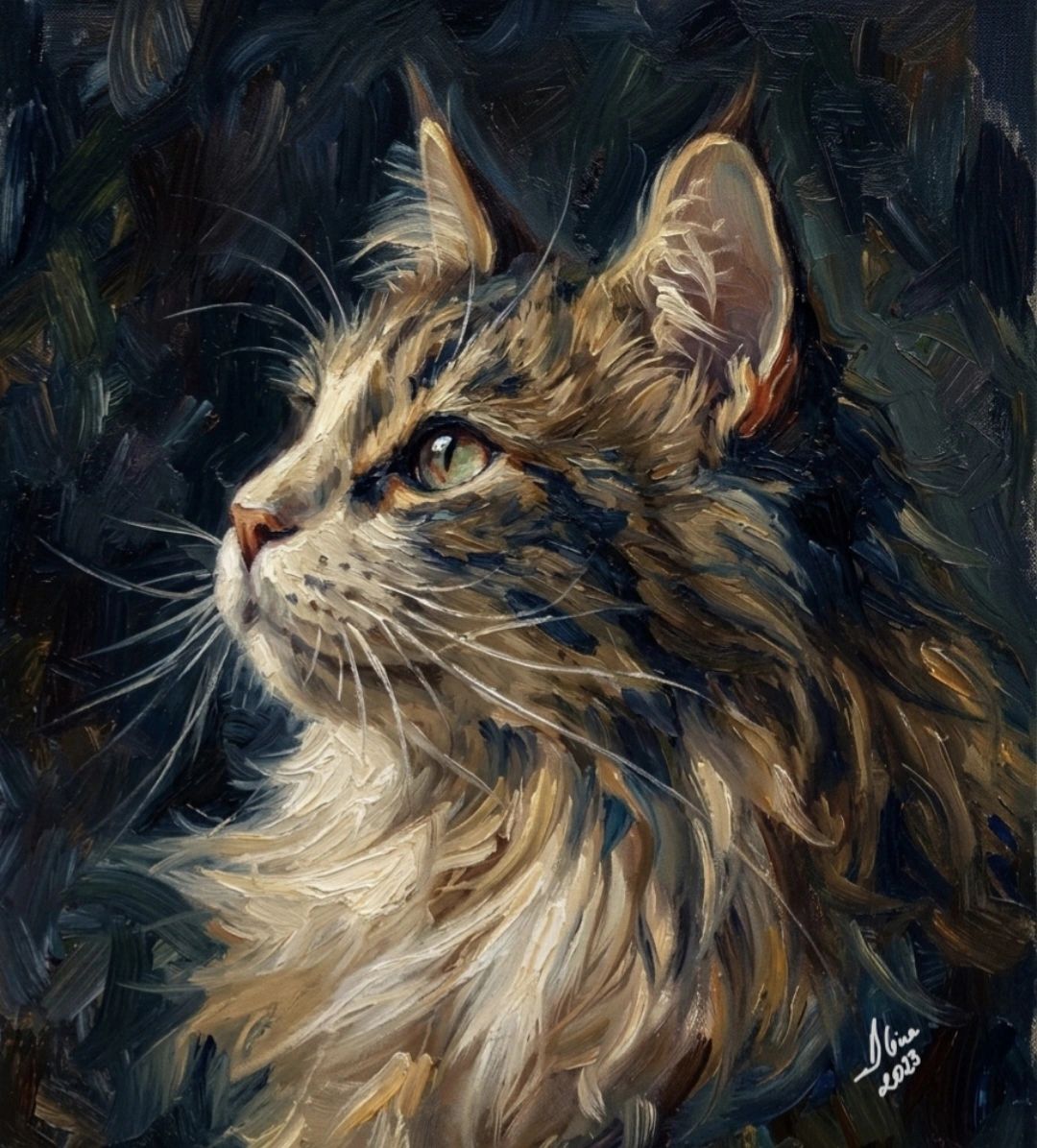 ArteDiAlina.com painting: The First Love